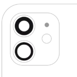 Sticla Camera Spate Cu Adeziv iPhone 12 / 12 Mini (2 Piece Set) Premium (Real Sapphire)
