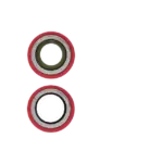 Lentila Camera Spate Cu Suport Si Rama iPhone 12 / 12 Mini (Red) Premium - imagine 3