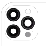 Lentila Camera Spate Cu Suport Si Rama iPhone 12 Pro Max (3 Piece Set) Premium (Graphite)