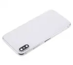 Capac Spate Sticla iPhone X AMPlus (No Logo) (Silver) - imagine 5