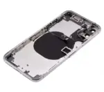 Capac Spate Sticla iPhone X AMPlus (No Logo) (Silver) - imagine 6