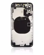 Capac Spate Sticla iPhone X AMPlus (No Logo) (Space Gray) - imagine 4