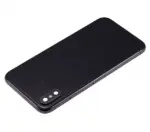 Capac Spate Sticla iPhone X AMPlus (No Logo) (Space Gray) - imagine 5