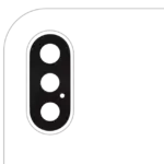 Sticla Camera Spate Cu Adeziv iPhone X (10 Pack) Premium