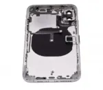 Capac Spate Sticla iPhone XS AMPlus  (No Logo) (Silver) - imagine 7