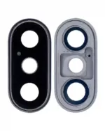 Lentila Camera Spate Cu Suport Si Rama iPhone XS / XS Max (Space Gray) - imagine 2