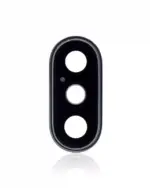 Lentila Camera Spate Cu Suport Si Rama iPhone XS / XS Max (Space Gray) - imagine 3
