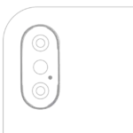 Inel Protectie Camera Spate Telefon iPhone XS / XS Max (Space Gray) (10 Pack)