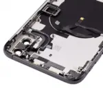 Capac Spate Sticla iPhone XS Max AMPlus (No Logo) (Space Gray) - imagine 10