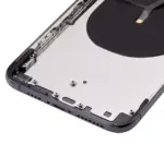 Capac Spate Sticla iPhone XS Max AMPlus (No Logo) (Space Gray) - imagine 11