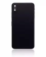 Capac Spate Sticla iPhone XS Max AMPlus (No Logo) (Space Gray) - imagine 3