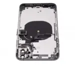 Capac Spate Sticla iPhone XS Max AMPlus (No Logo) (Space Gray) - imagine 8