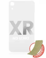 Capac Spate Sticla iPhone XR (No Logo) (White)