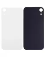 Capac Spate Sticla iPhone XR (No Logo) (White) - imagine 2