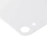 Capac Spate Sticla iPhone XR (No Logo) (White) - imagine 6