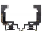 Cablu Flex Port Incarcare Cu Placa iPhone XR Premium (Black) - imagine 2
