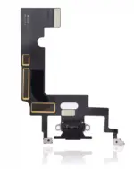 Cablu Flex Port Incarcare Cu Placa iPhone XR Premium (Black) - imagine 3