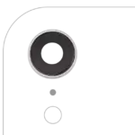 Lentila Camera Spate Cu Suport Si Rama iPhone XR AMPlus (White) (10 Pack)