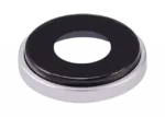 Lentila Camera Spate Cu Suport Si Rama iPhone XR AMPlus (White) (10 Pack) - imagine 4