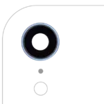 Lentila Camera Spate Cu Suport Si Rama iPhone XR AMPlus (Blue) (10 Pack)
