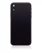 Capac Spate Sticla iPhone XR AMPlus (No Logo) (Space Gray) - imagine 3