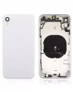 Capac Spate Sticla iPhone XR AMPlus (No Logo) (Silver) - imagine 2