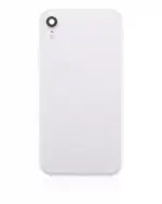 Capac Spate Sticla iPhone XR AMPlus (No Logo) (Silver) - imagine 3