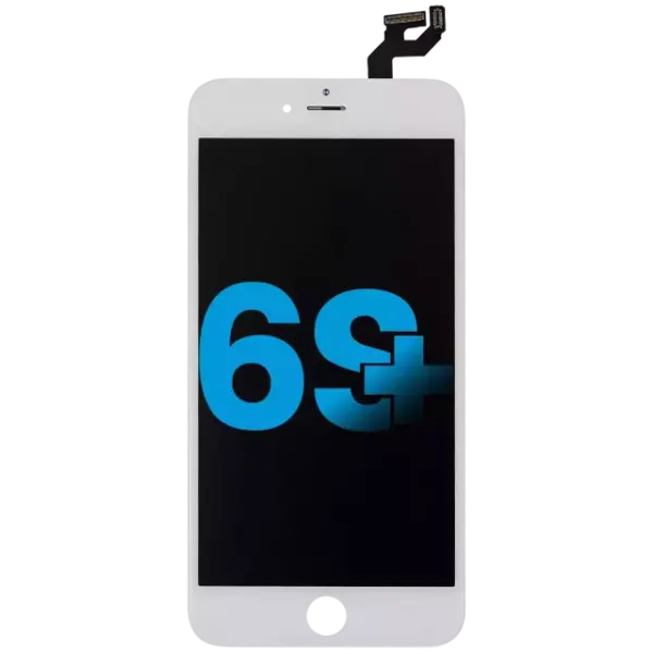 Display iPhone 6S Plus cu Placa Metalica Aftermarket (White)
