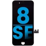 Display iPhone 8 / SE cu Placa Metalica Aftermarket (Black)
