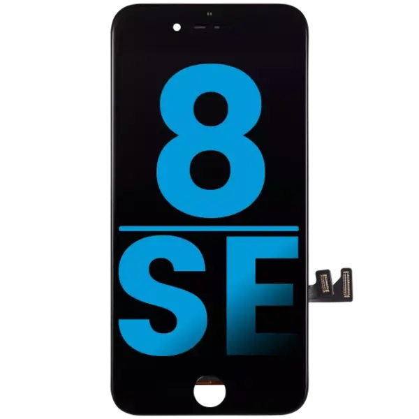 Display iPhone 8 / SE cu Placa Metalica Aftermarket (Black)