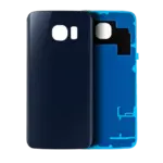 Capac Spate Sticla Samsung Galaxy S6 AMPlus (No Logo) (Black Sapphire)