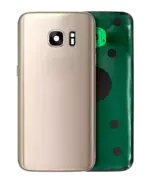 Capac Spate Sticla Samsung Galaxy S7 Service Pack Original (Gold Platinum)