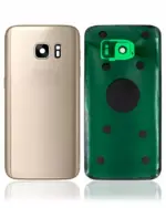 Capac Spate Sticla Samsung Galaxy S7 Service Pack Original (Gold Platinum) - imagine 2