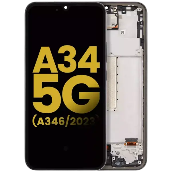 Display telefon Samsung Galaxy A34 (A346) Refurbished (Graphite)