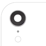 Lentila Camera Spate Cu Suport Si Rama iPhone XR (White) (10 Pack) Premium