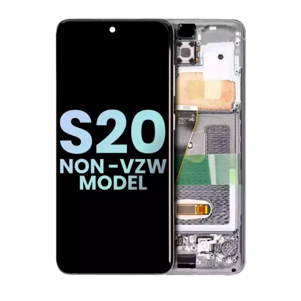 Display Samsung Galaxy S20 5G Oled (Non-Verizon 5G UW Frame) Service Pack (Cloud White)