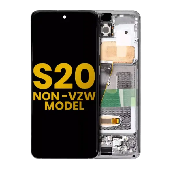 Display telefon Samsung Galaxy S20 5G (Non-Verizon 5G UW) Refurbished (Cloud White)