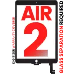 Touchscreen (Digitizer) iPad Air 2 9.7" (2014) AMPro XO7-2 (Black)