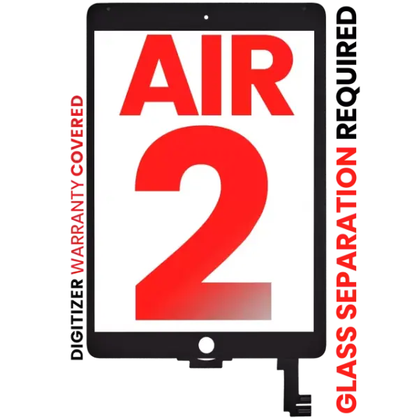 Touchscreen (Digitizer) iPad Air 2 9.7" (2014) AMPro XO7-2 (Black)