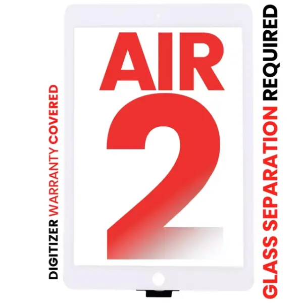 Touchscreen (Digitizer) iPad Air 2 9.7" (2014) AMPro XO7 (White)