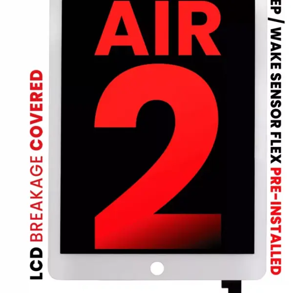 Display cu Digitizer iPad Air 2 9.7" (2014) AMPro XO7-2 (White)