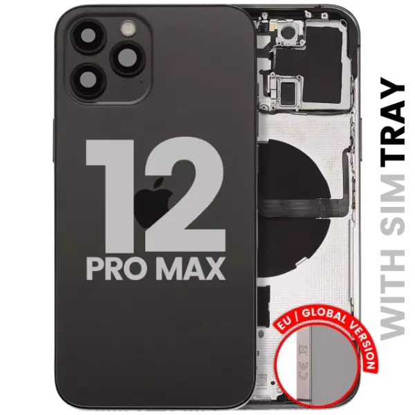 Carcasa Spate iPhone 12 Pro Max Pull A (Graphite)