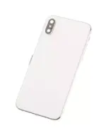 Carcasa Spate Sticla iPhone XS Pull A (Silver) - imagine 3