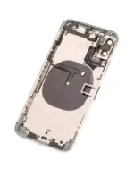 Carcasa Spate Sticla iPhone XS Pull A (Silver) - imagine 4