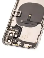 Carcasa Spate Sticla iPhone XS Pull A (Silver) - imagine 5