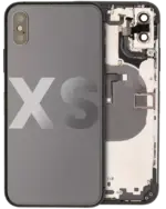 Carcasa Spate Sticla iPhone XS Pull B (Space Gray)