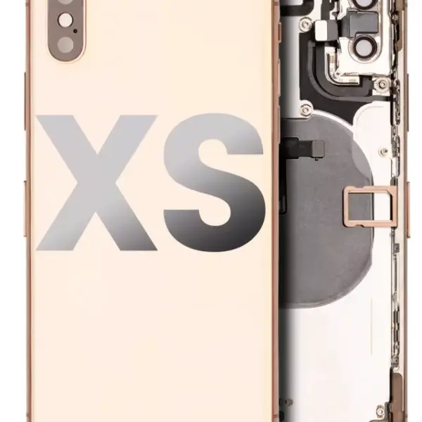 Carcasa Spate Telefon iPhone XS Pull B (Gold)
