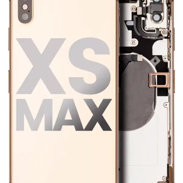 Carcasa Spate Sticla iPhone XS Max Pull A (Gold)