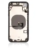 Carcasa Spate Sticla iPhone XR Pull A (Black) - imagine 2