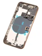 Carcasa Spate Sticla iPhone 11 Pro Pull A (Matte Gold) - imagine 3